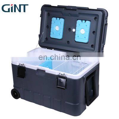 GiNT 75L Custom Logo Cooler Box PU Foam Insulation Hard Cooler Portable Ice Chest for Sale