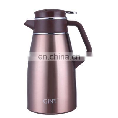 Portable custom 1.5 liter coffee pot with glass refill