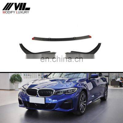 Carbon Fiber Front Bumper Lip for BMW 3 Series G20 M-SPORT 2019-2020