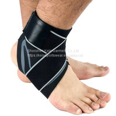 Supply Ankle Support Brace Adjustable Ankle Brace Breathable Fabric Material Super Elastic and Comfortable,1 Size Fits All, Suitable for Sports photo-2