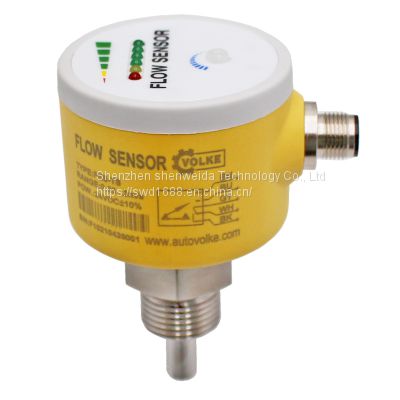 Water oil hydraulic PNP NPN relay VOLKE Thermal Flow Switch for pump