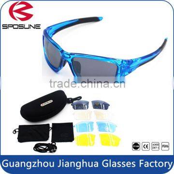 Multi function adult anti fog double lens fits convertible sports sunglasses eyewear