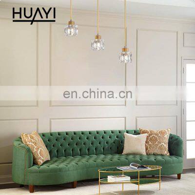 HUAYI High Performance Crystal Cooper Color Modern Luxury Indoor Home Living Room E14 Hanging Pendant Lights