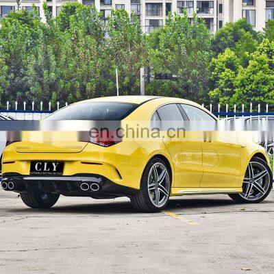 CLY Car Bumpers For 2019+ Mercedes Benz W118 CLA Upgrade CLA45 AMG Bodykit Front Car Bumper With Grille Diffuser With Tips photo-4