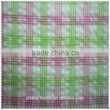 Tartan plaid cotton fabric