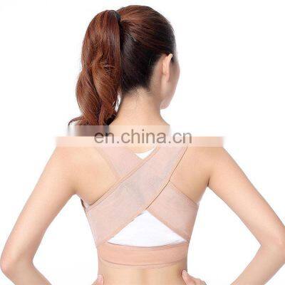 S-2XL Size Breathable Women Posture Corrector Upper Shoulder Bra Chest Brace Up photo-4