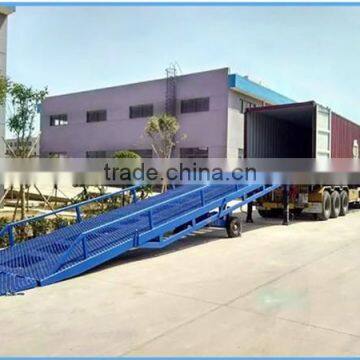hydraulic container load ramp yard ramp