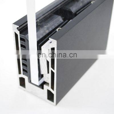 ZHONGLIAN 6063 Aluminium Profile Aluminum Glass Rail Extrusion For Stairs photo-2