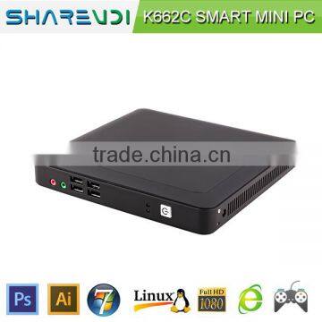 Quad-Core J1900 Fanless Mini PC 1080P Playing With VGA And HDMIPorts Double Display Mini PC Computer, Industriual Mini PC