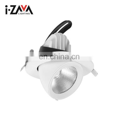 Schools Hotels Modern Aluminum Recessed Mounting Cob 10w 15w 25w 35w Led Spot Light