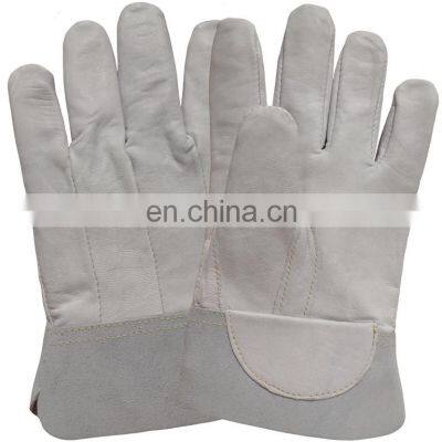 Argon White Goatskin TIG Leather Welding Work Gloves