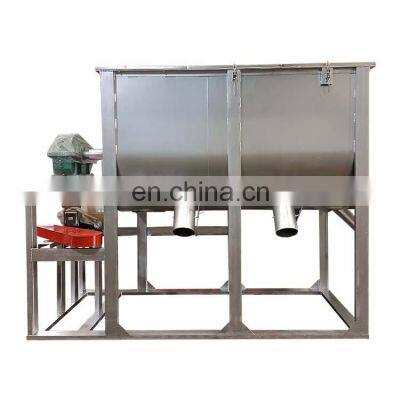 Double Screw Ribbon Blender Mixer 800l Dry Powder Mixing Machine For Chemicals