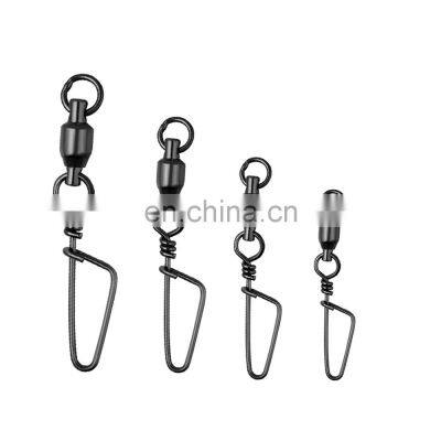 JOHNCOO Fishing Rolling Swivel With Coastlock Snap Stainless Fishing Swivel photo-2