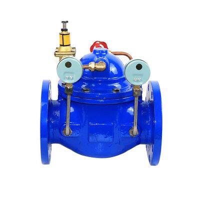 High Quality Cast Iron Hydraulic Control Valve, Adjustable Flange Control Valve and Pressure Reducing Valve photo-2