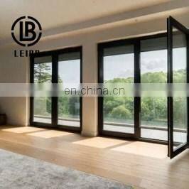 Commercial Use Hall Violence Prevention Aluminum Frame Glass Casement Door