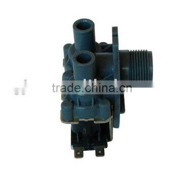 Facttory direct wholesale,vertical 2 channel Plastic solenoid valve with AC DC 12v/24v/36v/110v/220v/240v Coil