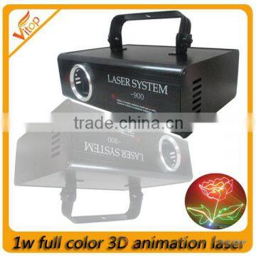 Disco ILDA Animation 1W RGB Colorful Laser Light