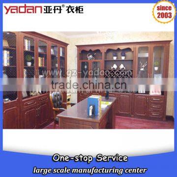 2016 New Style Bookcase With Study Table and Glass Door Model Made in China Quality Choice photo-6
