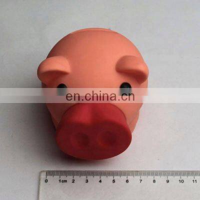 Cheap Unbreakable Wholesale Custom PVC Pig Shaped Money Saving Box Plastic Piggy Bank photo-4