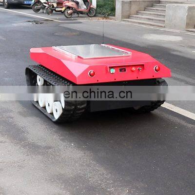 Big robot tank chassis platform with tire wheeled track chassis