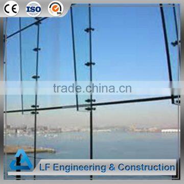 Frameless steel structure glass curtain wall