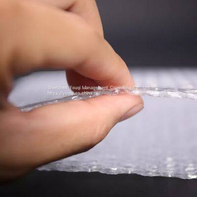 Cushioned Air Bubble Wrapper Roll/ Shockproof Transparent Cushioned Bubble Film Roll/ Electronics Protective Packing Wrapper/ photo-3