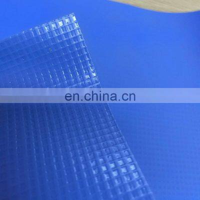 0.55m 610gsm Blue PVC Laminated Tarpaulin Fabric For Inflatable Boat Material photo-3