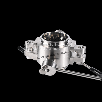 Split butterfly valve AB valve sterile high activity working condition using Alfaco
