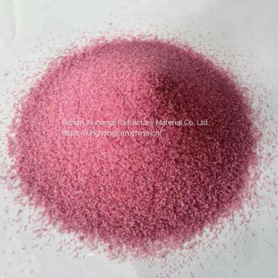 Pink Fused Alumina Gravels Chrome Electrocorundum Grit F40 F46 Abrasive Raw Material photo-5