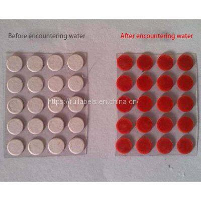 Water Sensitive Labels Water Indicator Warranty Stickers photo-2