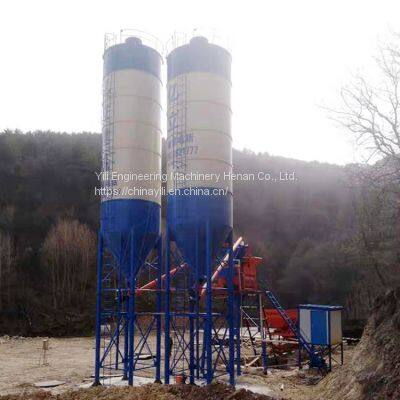 easy operation 25m3/h hzs25 ready mix concrete batching plant layout