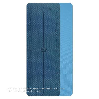 Double Layer Yoga Mat Eco Friendly Natural Rubber Tpe Eco Friendly Yoga Mat