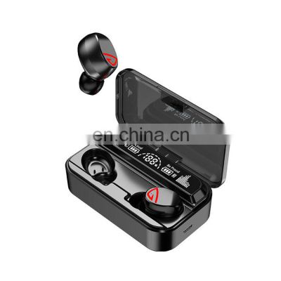 Low Latency Tws Wireless Earphones Headset In-ear With Microphone 2000mah Powerbank For Gaming