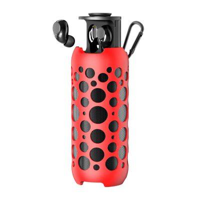 Portable Bluetooths Speaker Wireless 2 in 1 Outdoor Portable Earbuds Soundbox Combo Deep Bass Mini Wireless Headphones photo-2