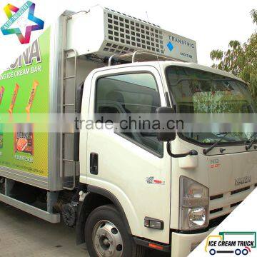4.9m Eutectic Refrigerated Truck Body Ice Cream Truck