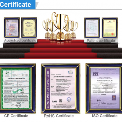 Perfect Laser Desktop 20W 30W 50W Stainless Carbon Aluminium Brass Surface Acrylic Animal Ear Tag Fiber Laser Marking Machine photo-4