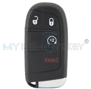 FCC M3N-40821302 Smart key 4 button with 4A chip 433mhz included SIP22 key blade for 2015-2017 Jeep Renegade M3N40821302