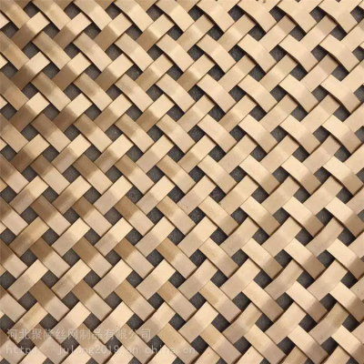 Decorative Metal Mesh Fabric Aluminum Alloy Mesh for Ceiling and Wall Decoration photo-2