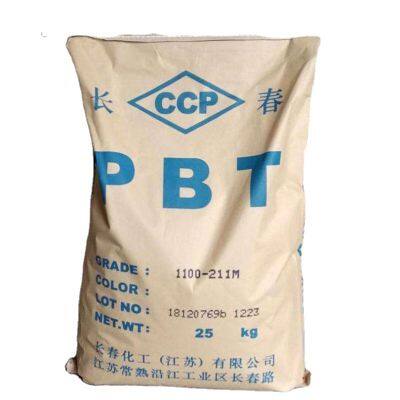 Changchun PBT 2100-202B Resina de plástico de PBT no reforzada y retardante de llama V0 en partículas para moldeo por inyección y extrusión
