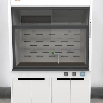 T5 Narrow-Bezel Laboratory Fume Hood All-Steel Laboratory Ventilation Cabinet Stainless Steel Exhaust Cabinet Benchtop Exhaust Cabinet