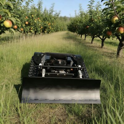 600mm Cutting Width Gasoline Vigorun Remote Control Lawn Mower Servo Control Grass Brush Cutting Machine
