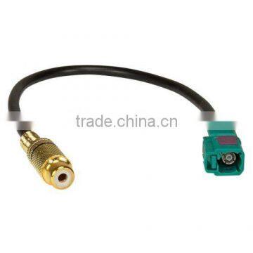 Green Fakra Female to RCA Female Video Adapter Cable for FORD BLAUPUNKT NX MERCEDES COMAND NTG2.5 / NTG4