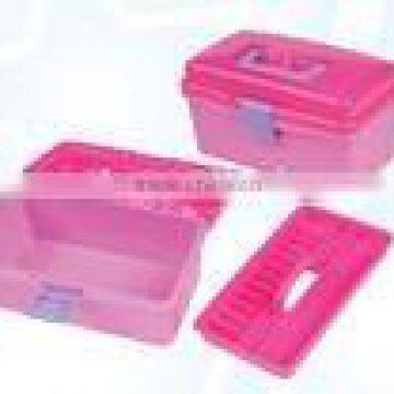 plastic storage container for with handle