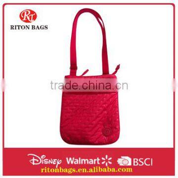 Garment material with sponge shoulder bag for women