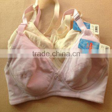 0.9USD 34-40B Cup High Quality Adjustable Fashional Cotton Material Ladies Nursing Bra(gdwx214)