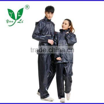 Waterproof Reflective motor jacket raincoat for adult