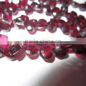 garnet loose beads