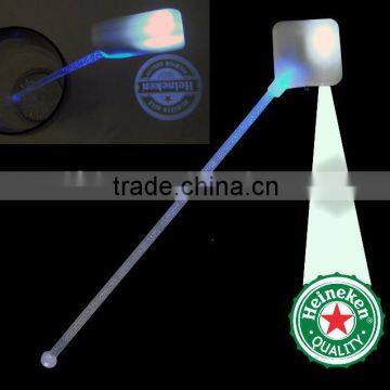 2014 chinese made led cocktail stirrers ,promotional items led projector stirrer, led drinking stirrer,