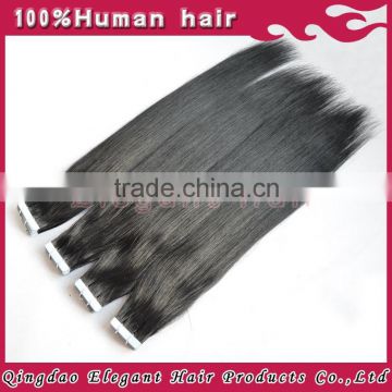 Alibaba china 100% human hair double sided cheap invisible remy tape hair extension