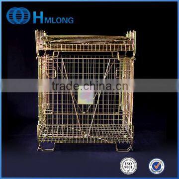 Metal double stack container for PET Preform storage